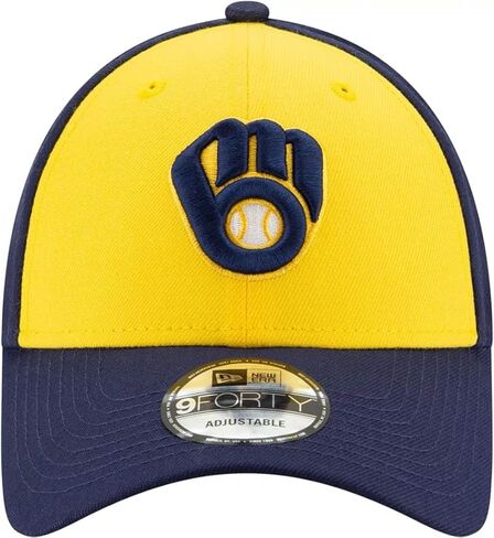 Milwaukee Brewers Yellow 9Forty The League Adjustable Hat in Saudi Arabia