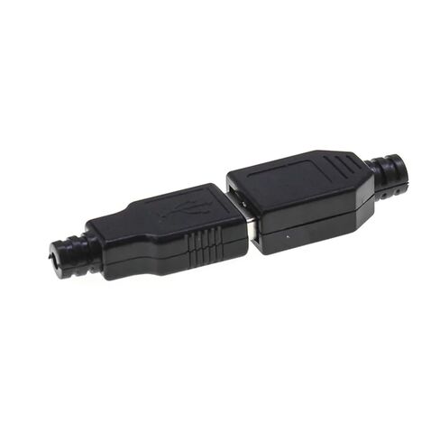 fengpeng USB Male Socket Female A Plug A Type Wire Welded Cable Connector Master Plastic Cover Solder DIY Connectors(Style 1,5 Pair) in Kuwait