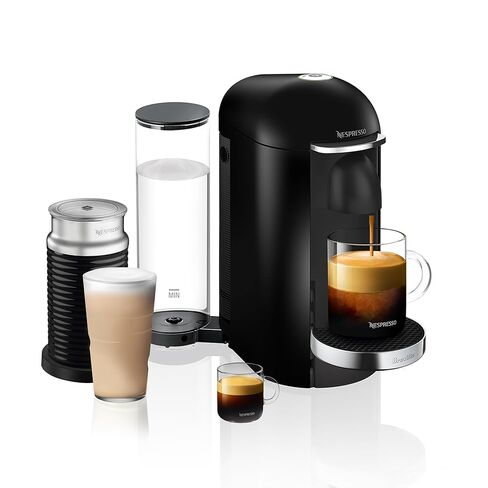 Breville Nespresso Vertuoplus القهوة والإسبريسو مع Aeroccino ، أبيض in Saudi Arabia
