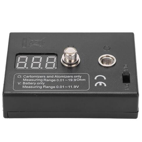 Resistance OHM Meter, ABS Coil Tester with Atomizer Resistance Test and Wire Burning Function, for EGO 510 808D M7 M8 and Other Thread Specifications in Saudi Arabia