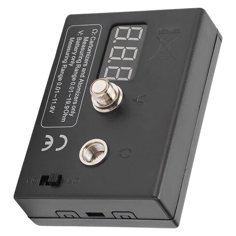 Resistance OHM Meter, ABS Coil Tester with Atomizer Resistance Test and Wire Burning Function, for EGO 510 808D M7 M8 and Other Thread Specifications in Saudi Arabia