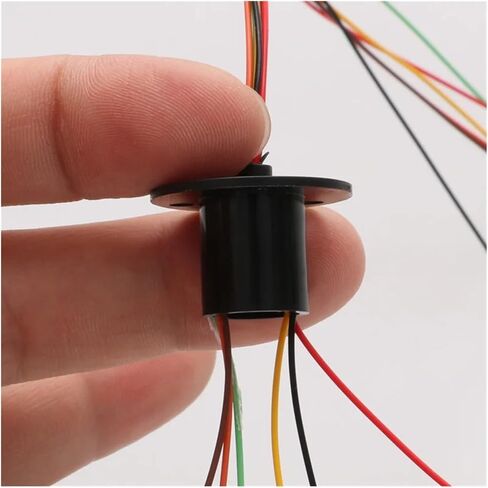 12.5mm 250rpm 6 Wire Circuit x2A Slip Ring Small Rotating Collector in Kuwait