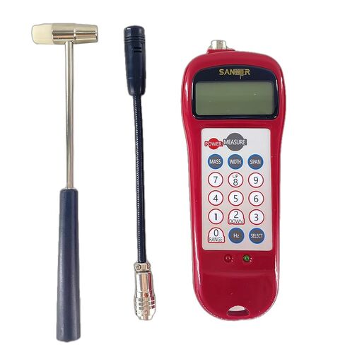 جهاز شد الحزام المحمول الرقمي مقياس التوتر الصوتي مع نطاق من 0.01 إلى 99900N 10 هرتز إلى 5000 هرتز شاشة LCD لشد الحزام سلسلة V-Belt أحزمة قماشية مغطاة بحافة مسننة، إلخ in Kuwait