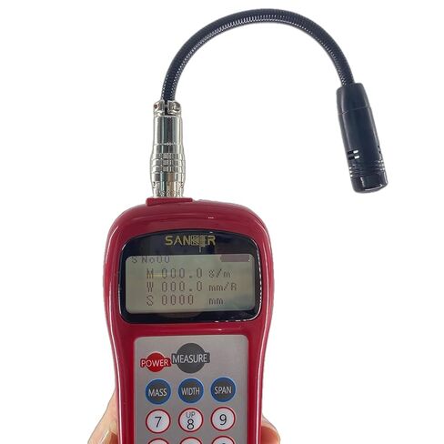 جهاز شد الحزام المحمول الرقمي مقياس التوتر الصوتي مع نطاق من 0.01 إلى 99900N 10 هرتز إلى 5000 هرتز شاشة LCD لشد الحزام سلسلة V-Belt أحزمة قماشية مغطاة بحافة مسننة، إلخ in Kuwait