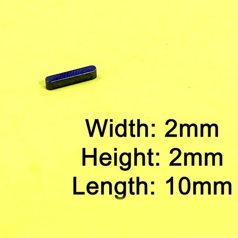 DIN 6885 Round End 2x2x10 M2 Steel Parallel Feather Key in Saudi Arabia