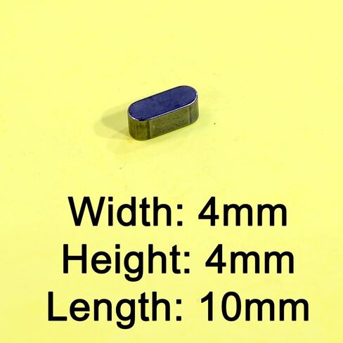 DIN 6885 Round End 4x4x10 M4 Steel Parallel Feather 6885-4-4-10-A in Saudi Arabia