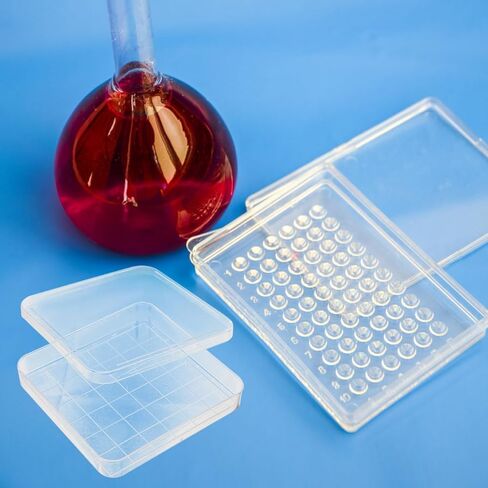 Plastic Petri Dishes with Lids 3.93 Inch Clear Disposable Culture Plates 10 Pack Laboratory Petri Dish for Scientific Research School Projects in Saudi Arabia