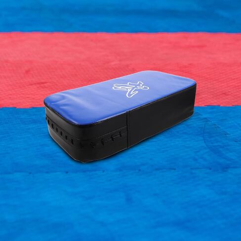 التايكوندو ركلة درع الأزرق سميكة بو فنون الدفاع عن النفس تدريب الملاكمة الركل ضرب الحرس لحماية الساق والفخذ معدات الملاكمة الرياضية in Kuwait