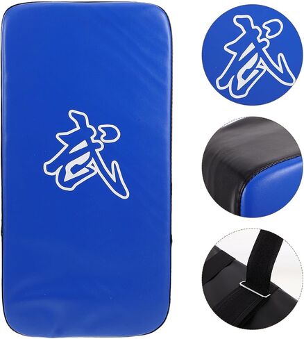 التايكوندو ركلة درع الأزرق سميكة بو فنون الدفاع عن النفس تدريب الملاكمة الركل ضرب الحرس لحماية الساق والفخذ معدات الملاكمة الرياضية in Kuwait