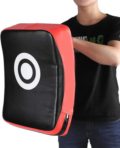 Kick Target، وسادة ضرب منحنية من مادة EVA للكيك بوكسينغ، تدريب الملاكمة التايلاندية، قبضة مريحة، مثالية للشباب والكبار in Kuwait