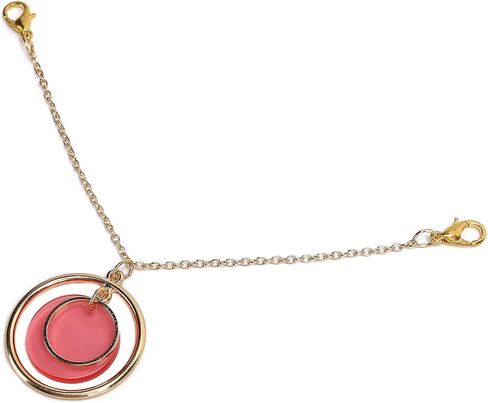 ZJchao Stylish Face LanyardAlloy Face Cover Holder Jewelry Accessory for Business Trips - 5.1in in Saudi Arabia