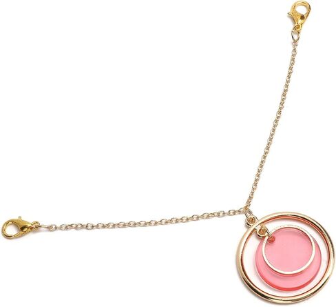 ZJchao Stylish Face LanyardAlloy Face Cover Holder Jewelry Accessory for Business Trips - 5.1in in Saudi Arabia