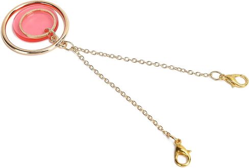 ZJchao Stylish Face LanyardAlloy Face Cover Holder Jewelry Accessory for Business Trips - 5.1in in Saudi Arabia