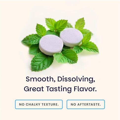 EZ Melts Oral Health Complete - Oral Probiotic - Supports Gum Health, Fresh Breath & Helps Relieve Occasional Dry Mouth - No Artificial Flavors, Non-GMO & Vegan - 60 Sublingual Tablets (30 Servings) in Kuwait