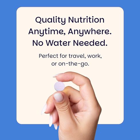 EZ Melts Oral Health Complete - Oral Probiotic - Supports Gum Health, Fresh Breath & Helps Relieve Occasional Dry Mouth - No Artificial Flavors, Non-GMO & Vegan - 60 Sublingual Tablets (30 Servings) in Kuwait