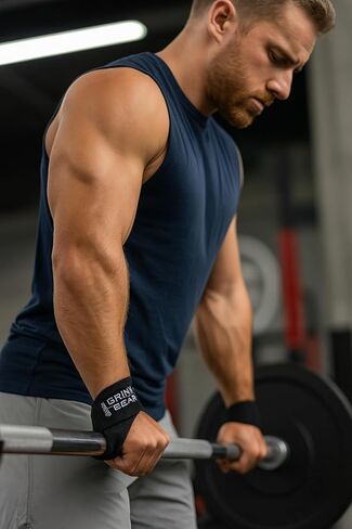Deadlift Straps, Professional Weight Lifting Wrist Straps, Multipurpose, Heavy Duty Cotton, Black in Saudi Arabia