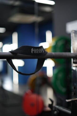 Deadlift Straps, Professional Weight Lifting Wrist Straps, Multipurpose, Heavy Duty Cotton, Black in Saudi Arabia