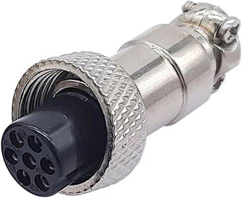 Only Female Plugs 7/16 Inch GX12 Cable Connector 2Pin 3pin 4pin 5pin 6pin 7Pin 1Pcs(5Pin Female Plug) in Saudi Arabia