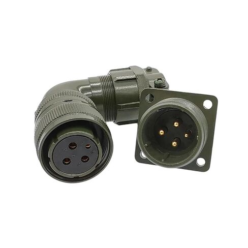 YD28 Connector YD28-15 Servo Motor Plugs Socket YD28K4T 4pin 15pin 1Pcs(Black-4 pin Plug) in Saudi Arabia