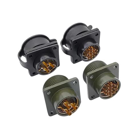YD28 Connector YD28-15 Servo Motor Plugs Socket YD28K4T 4pin 15pin 1Pcs(Black-4 pin Plug) in Saudi Arabia