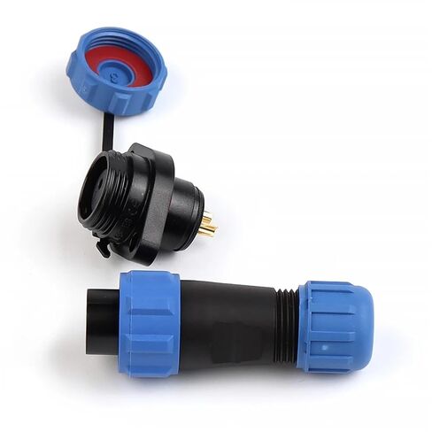 SP13 Flange Type Connector Plugs Socket Electrical Cable Wire IP68 Industrial Connectors Male Female(SP13-2F) in Saudi Arabia