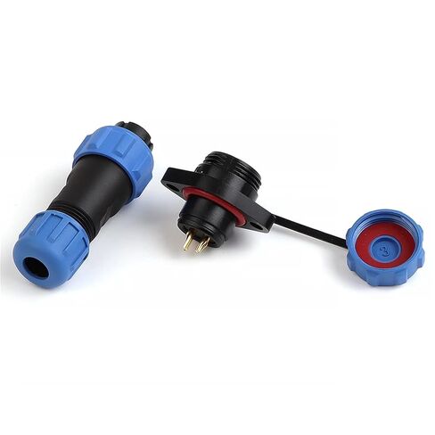 SP13 Flange Type Connector Plugs Socket Electrical Cable Wire IP68 Industrial Connectors Male Female(SP13-2F) in Saudi Arabia