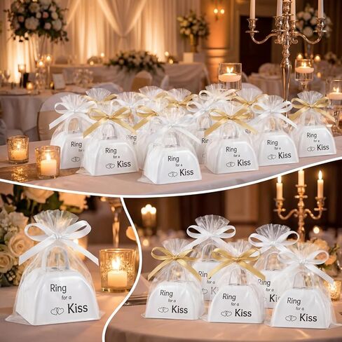 24 مجموعة من أجراس البقر الدائرية لحفلة القبلة، صانعة الضوضاء، أجراس تقبيل حديدية صغيرة للمناسبات الرياضية، حفل استقبال الزفاف، مستلزمات حقيبة جودي in Kuwait