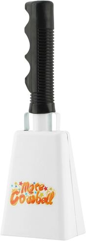 جرس بقرة بمقبض - صانع ضوضاء معدني مقاس 9 بوصة لألعاب كرة القدم والأحداث الرياضية والاحتفالات in Kuwait