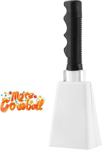 جرس بقرة بمقبض - صانع ضوضاء معدني مقاس 9 بوصة لألعاب كرة القدم والأحداث الرياضية والاحتفالات in Kuwait