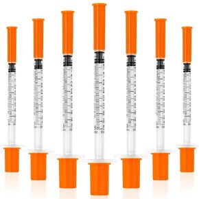 0.5cc/ml Syringes 31G 5/16 inch(8mm) U-100 Individual Pack of 100 in Kuwait
