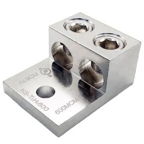 T2H1-600N-2N العروة الميكانيكية المصنوعة من الألومنيوم ذات موصلين، نطاق الأسلاك 600kcmil-2، مدرج في قائمة UL in Kuwait