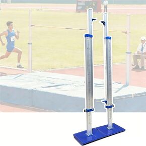 عمود معايير القفز العالي المحمول، حامل قاعدة متحرك، معدات تدريب القفز العالي الرياضية، ارتفاع قابل للتعديل من 50 إلى 260 سم، للمضمار والميدان in Kuwait