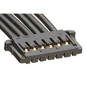 مجموعة كابلات Molex/Waldom، 15132-0606، Pico-Lock-to-Pico-Lock Off-The-Shelf (OTS) - مسافة 1.50 مم - صف واحد - طول 600.00 مم - 6 دوائر - أسود. (32 عنصر/عناصر) in Kuwait