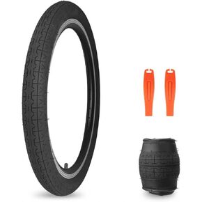 20 inch Kids Bike Tire 20 x 1.95 inch Anti-Slip Foldable Replacement All Terrains Tire for Folding Commuting BMX Mountain Bicycle in Kuwait