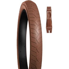24x3 Bike Tires - Color Tires, Fits Cruisers, E-Bike & Mountain Bikes, Fat Tire Bikes, Non-Foldable, Puncture Resistant in Saudi Arabia