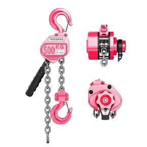 Mini Lever Hoist 1/2 TON 1100 LBS Capacity 10FT Lift, Portable Aluminum Ratchet Chain Hoist with G80 Alloy Steel Chain, Dual Brake Hand Chain Puller for Lifting & Pulling,Silver in Saudi Arabia