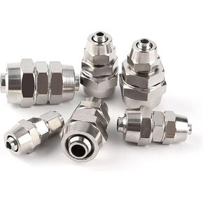 PU PG 4MM 6 8 10 12 14 16MM Straight Type Fittings Pneumatic Pipe Connector 1Pcs(12-14) in Saudi Arabia