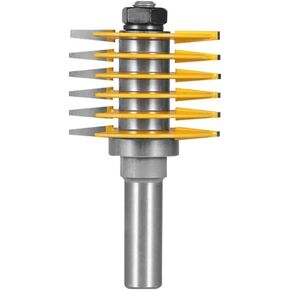 سكين مشترك لإصبع السلم، قاطعة طحن للأعمال الخشبية مكونة من 6 قطع، لوحة، شفرة، لسان (ساق 12 مم) in Kuwait