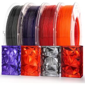 AMOLEN PETG خيوط طابعة ثلاثية الأبعاد 1.75 مم قوس قزح متدرج PETG متعدد الألوان قوس قزح 1 كجم/2.2 رطل in Kuwait