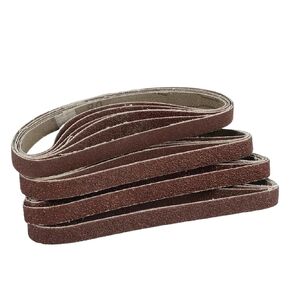 20Pcs 13 x 457mm Sanding Belts 40/60/80/120Grit Sander Abrasive Belt for Sanding Wood Metal Plastic in Kuwait