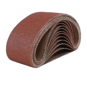 6-Piece Abrasive Belt for 3 x 21-inch Belt Machines for Woodworking, Wood Grinding, Leveling, and Metal polishing 60-400(320Grit) in Kuwait