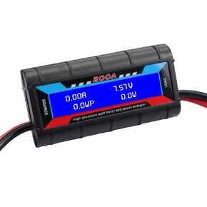 محلل طاقة عالي الدقة 150 أمبير، متعدد العدادات لقياس الطاقة بالوات (وات) والجهد (V) والتيار (A) والشحن (Ah) والطاقة (Wh) in Kuwait