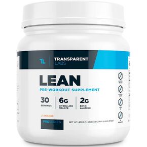 مختبرات شفافة قبل التمرين - إعادة تكوين الجسم قبل التمرين للرجال والنساء مع أسيتيل إل-كارنيتين، ومسحوق بيتا ألانين، ومسحوق الكافيين العضوي من بوركاف - 30 حصة، عصير الليمون بالفراولة in Kuwait