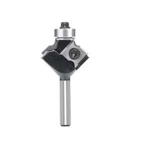 AFR036 45 درجة زاوية مائلة راوتر بت 8 مم عرقوب مع تحمل الخشب نحت قاطعة المطحنة أدوات النجارة مطحنة نهاية التقريب الزاوية AFR036 in Kuwait