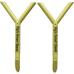 Golf Accessories, Golf Club Stand, Pocket Size by Vig's Smart Stand - White in Kuwait