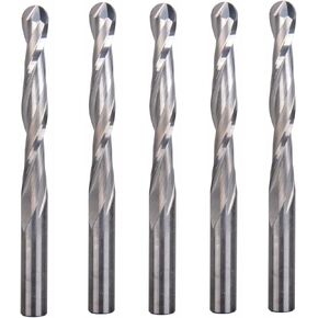 5 قطعة 2 المزامير كربيد الكرة الأنف نهاية المطاحن CNC بت 642 مللي متر جهاز التوجيه باستخدام الحاسب الآلي لأدوات الحفر in Kuwait