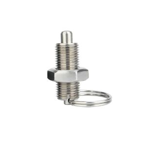 VCN236 M8/10/12/16/20mm Retractable Spring Loaded Pins with Pull/Lift Ring Canbon/Stainless Steel Threaded Indexing Plungers 1Pcs(VCN236-LK,1pc-M16) in Kuwait