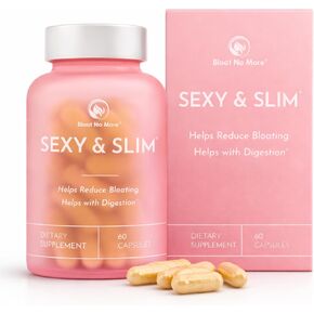 لا مزيد من الإنزيمات الهضمية - تخفيف الانتفاخ المثير والنحيف للنساء، يساعد على التخلص من الانتفاخ وتخفيف الغازات ويعزز الهضم مع الحلبة والهندباء - 60 قطعة in Kuwait
