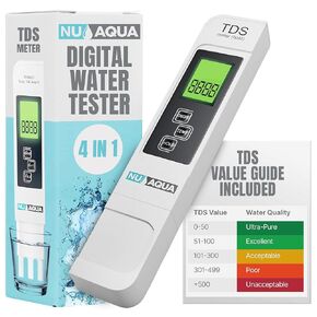 NU Aqua Digital Water Tester for Drinking Water - Instant 4-in-1 TDS Testing EC, and Temp - Perfect for RO Systems, Aquariums, Hydroponics and Pools in Saudi Arabia
