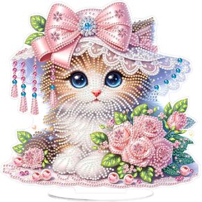 AeePics DIY Diamond Art Tabletop Kit for البالغين على شاطئ البالغين ، وأكريليك سطح المكتب Diamonds طقم طقم ، وقفا للرسوم الماسية للفنون (قناديل البحر) in Kuwait